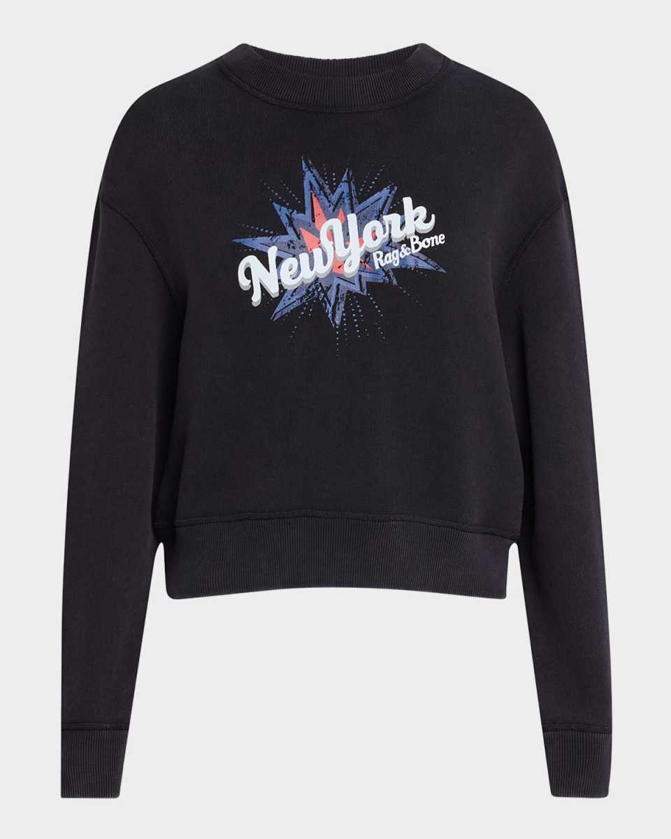 Cropped Vintage New York Sweatshirt